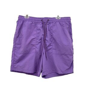 PacSun Lavender Purple Drawstring Volley Shorts
